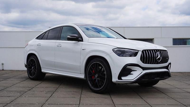 Weiß Gebraucht 2024 Mercedes GLE53 AMG AMG Coupé | 136.683 € (Teuer) - Bild 1/4