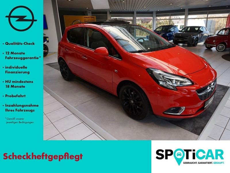 Rot Gebraucht 2015 Opel Corsa Innovation Kleinwagen | 10.790 € (Etwas zu teuer) - Bild 1/4