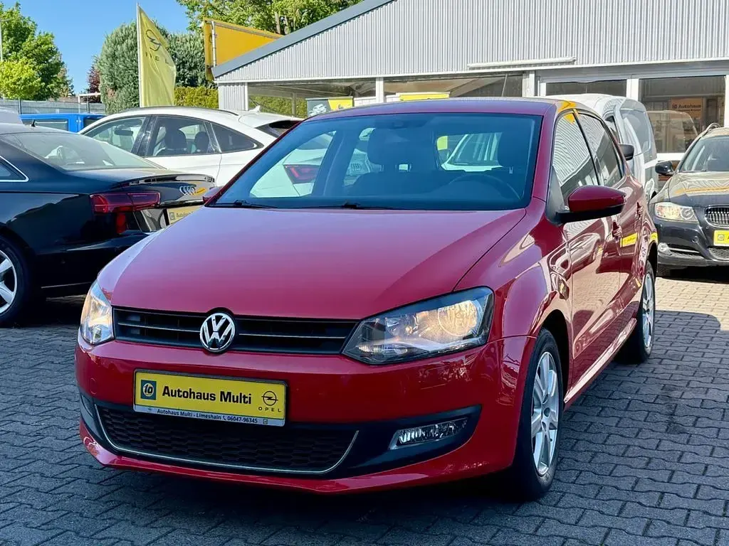 Gebraucht VW Polo Highline 86 PS (63 kW) 2009 Rot Limousine