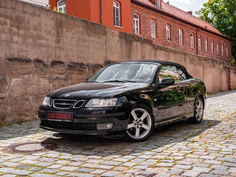 Schwarz Gebraucht 2004 Saab 9-3 Cabriolet Vector Cabrio | 4.999 € (Etwas zu teuer) - Bild 1/4