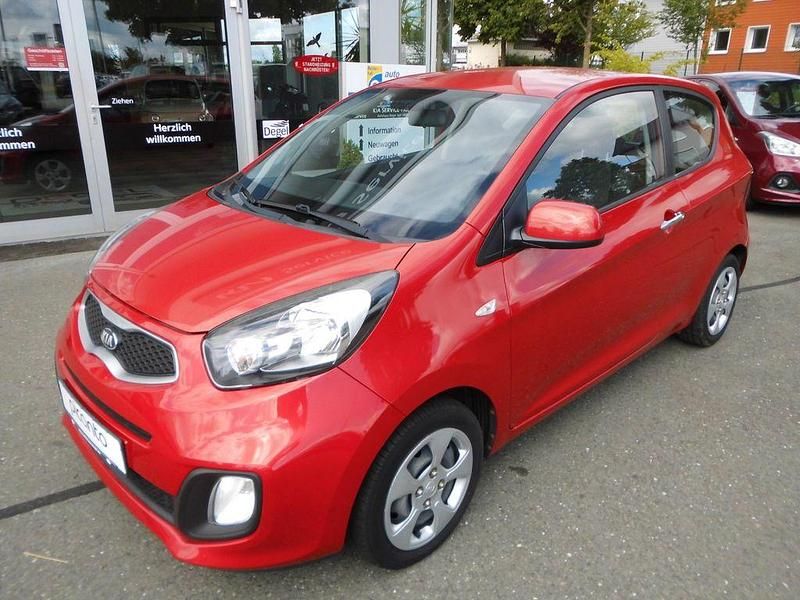 Rot Gebraucht 2013 Kia Picanto Edition 7 Kleinwagen | 5.690 € (Fairer Preis) - Bild 1/4