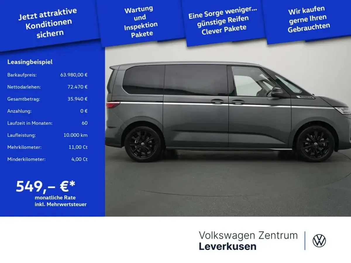 Neu VW Multivan Style 150 PS (110 kW) 2026 Grau Van / Kleinbus