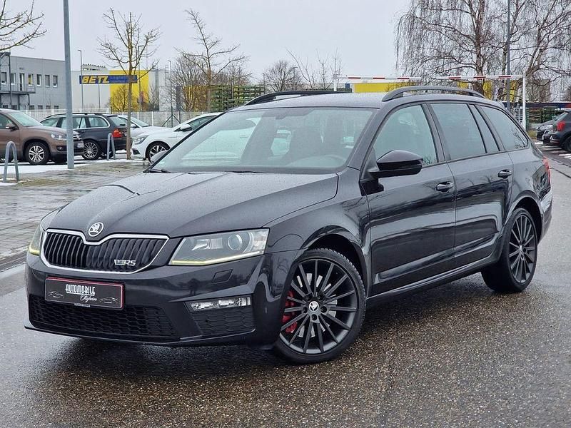 Schwarz Gebraucht 2014 Skoda Octavia RS Kombi | 9.900 € (Superpreis) - Bild 1/4
