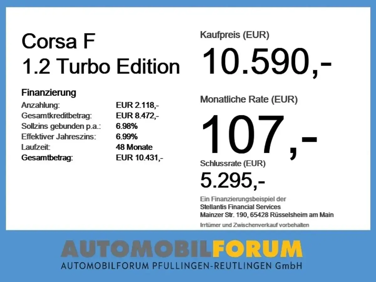 Gebraucht Opel Corsa Edition 101 PS (74 kW) 2023 Orange Kleinwagen