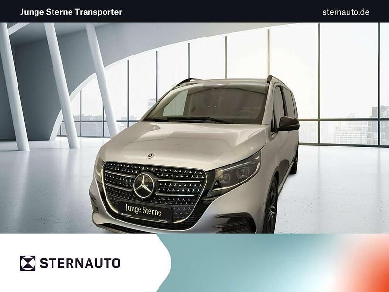 Hightechsilber metallic Gebraucht 2024 Mercedes V300 Style Van / Kleinbus | 73.950 € (Guter Preis) - Bild 1/4