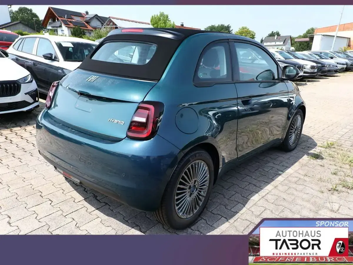 Neu Fiat 500C Icon 65 PS (47 kW) 2026 Ozean grün metallic Cabrio