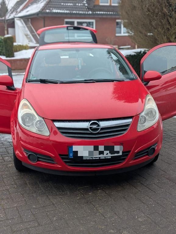 Rot Gebraucht 2009 Opel Corsa Eco Kleinwagen | 2.500 € (Fairer Preis) - Bild 1/4
