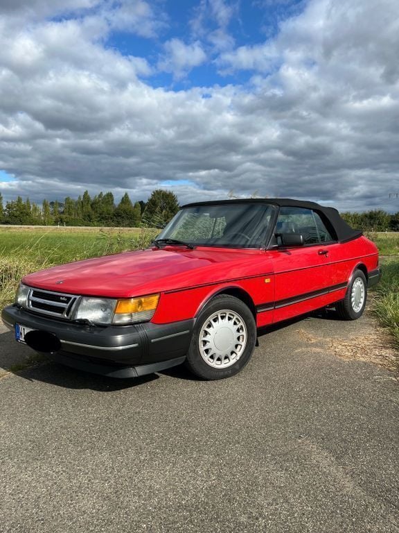 Gebraucht Saab 900 Cabriolet 160 PS (117 kW) 1990 Rot Cabrio