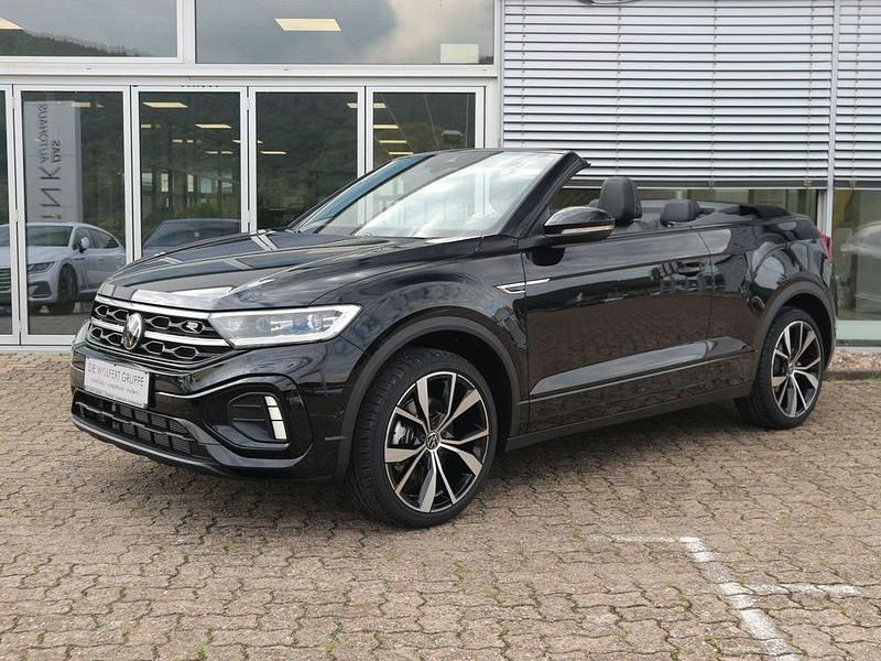 Gebraucht VW T-Roc Cabriolet R-line 150 PS (110 kW) 2025 Deep black perleffekt schwarz Cabrio