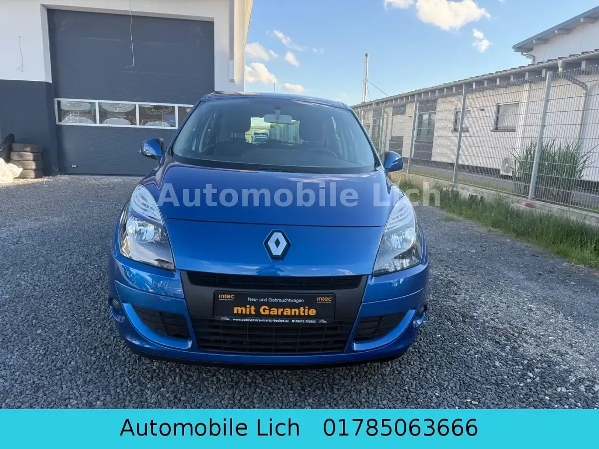 Gebraucht Renault Scénic III 110 PS (80 kW) 2012 Blau Van / Kleinbus