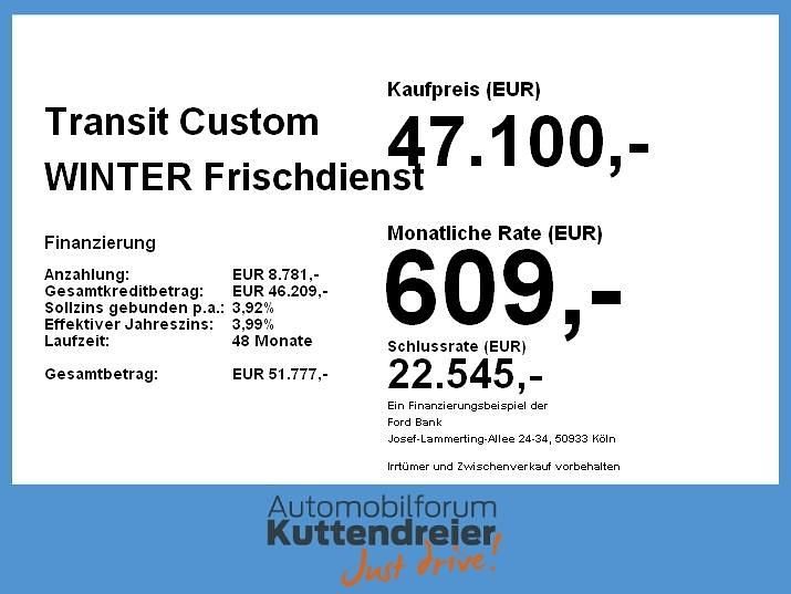 Neu Ford Transit Custom 136 PS (100 kW) 2025 Frost weiß
