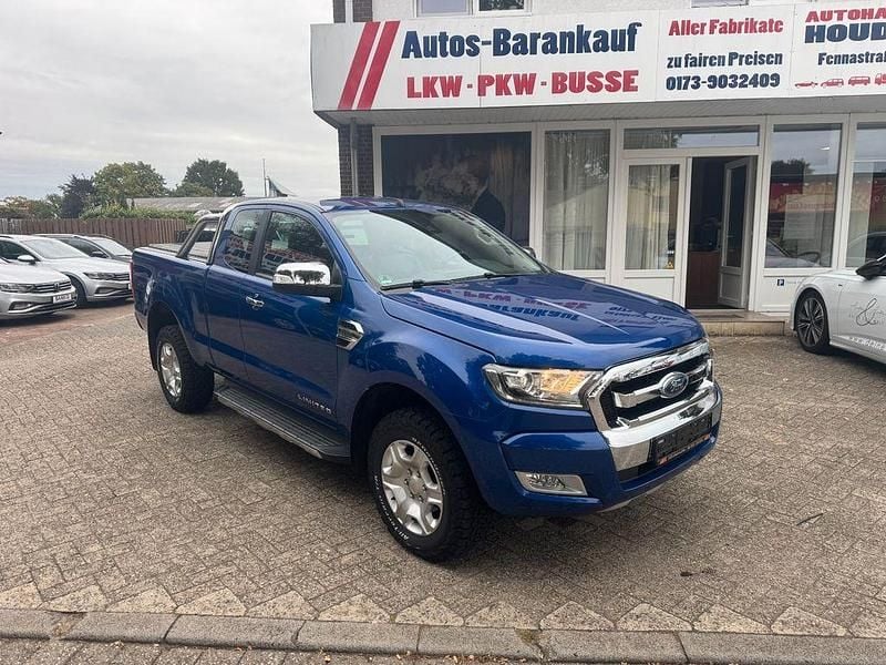 Blau Gebraucht 2015 Ford Ranger Limited Abholung | 16.999 € (Fairer Preis) - Bild 1/4