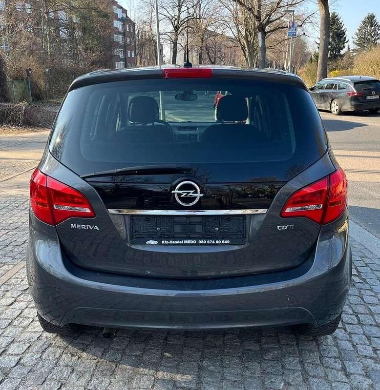 Gebraucht Opel Meriva Design Edition 101 PS (74 kW) 2012 Karbongrau Van / Kleinbus