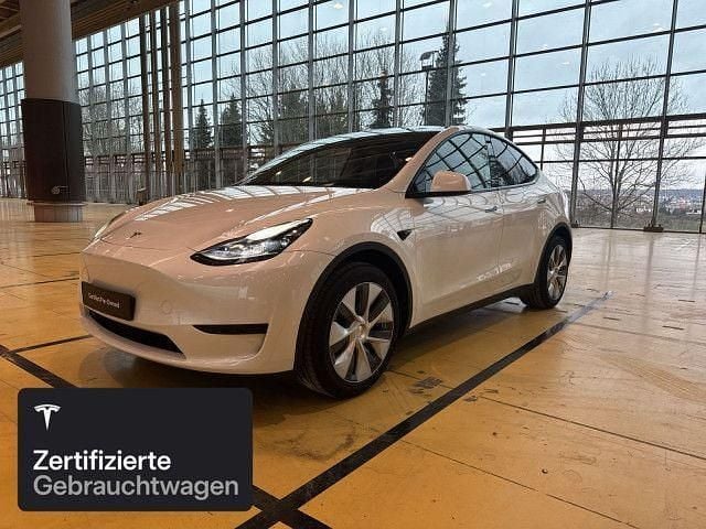 Pearl white multicoat Gebraucht 2023 Tesla Model Y RWD SUV | 33.200 € (Fairer Preis) - Bild 1/4