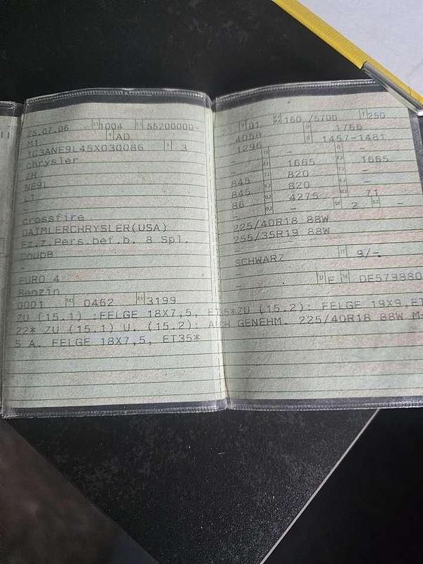 Schwarz Gebraucht 2006 Chrysler Crossfire Coupé | 7.500 € (Fairer Preis) - Bild 1/1