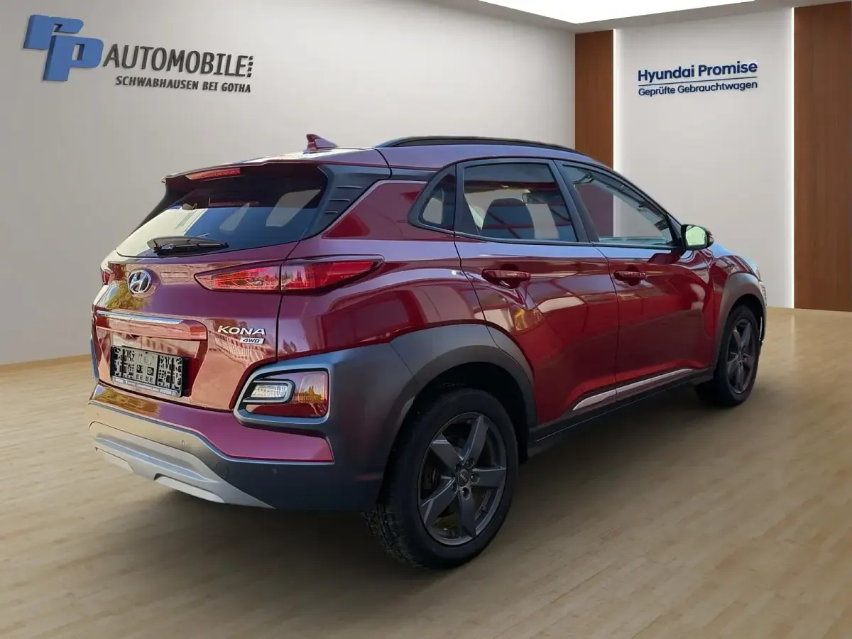 Gebraucht Hyundai Kona Premium 177 PS (130 kW) 2018 Rot SUV