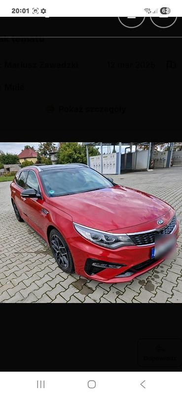 Gebraucht Kia Optima 179 PS (131 kW) 2019 Rot Kombi