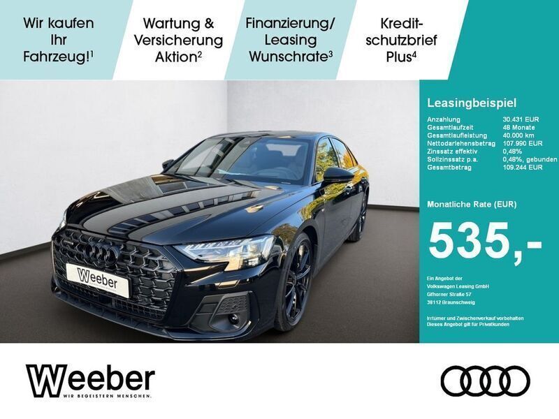 Schwarz Neu 2024 Audi A8 Sport Limousine | 111.690 € - Bild 1/4