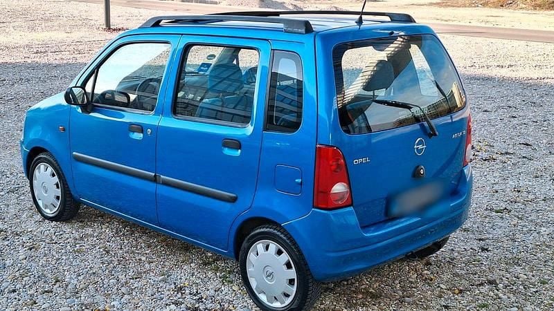 Gebraucht Opel Agila 75 PS (55 kW) 2002 Blau Van / Kleinbus