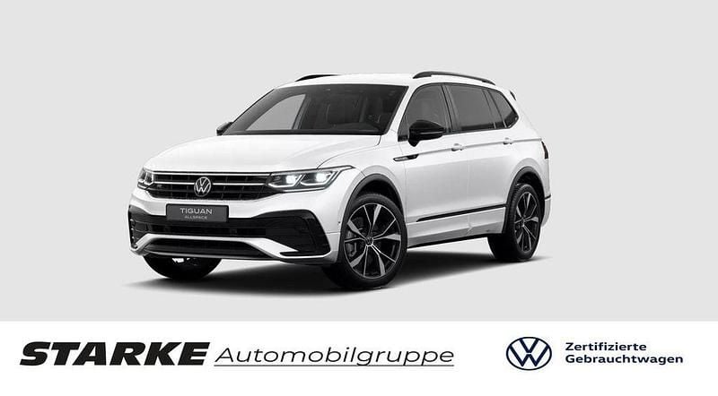 Weiß (oryxweiß perlmutteffekt) Gebraucht 2025 VW Tiguan Allspace R-line SUV | 47.830 € (Fairer Preis) - Bild 1/4