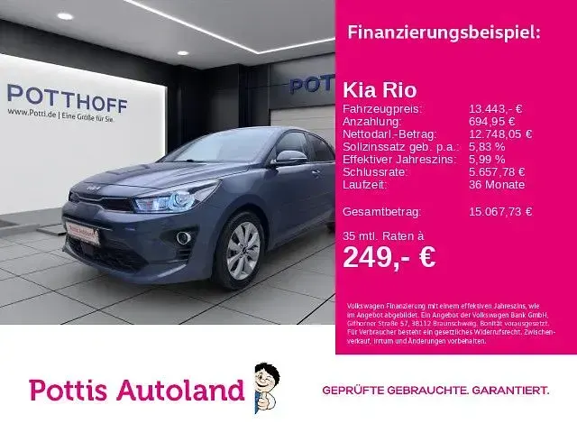 Gebraucht Kia Rio Vision 101 PS (74 kW) 2022 Limousine