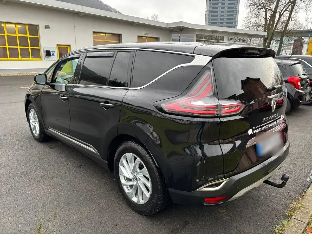 Gebraucht Renault Espace 170 PS (125 kW) 2017 Schwarz Van / Kleinbus