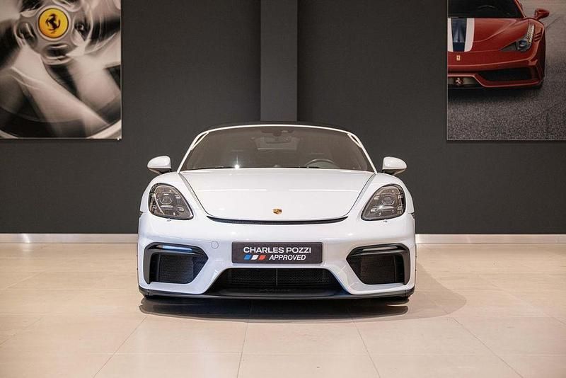 Gebraucht Porsche 718 Spyder 571 PS (419 kW) 2019 Weiß Cabrio