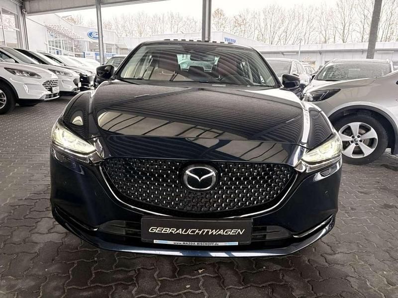Gebraucht Mazda 6 Homura-Line 194 PS (142 kW) 2023 Deep crystal blue metallic Limousine