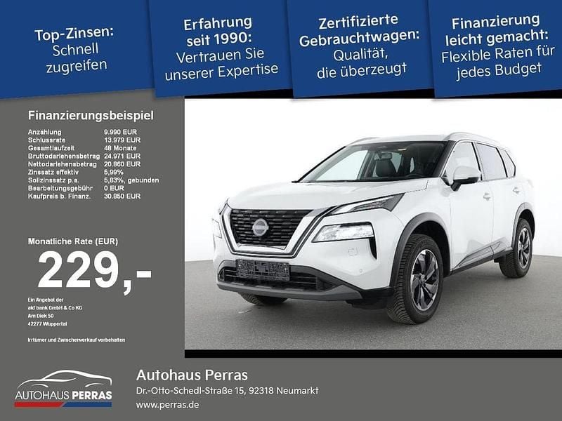 Pearl white (metallic) Gebraucht 2025 Nissan X-Trail N-Connecta SUV | 30.850 € (Guter Preis) - Bild 1/4