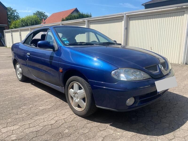 Blau Gebraucht 2000 Renault Mégane Cabriolet Cabrio | 450 € (Superpreis) - Bild 1/4
