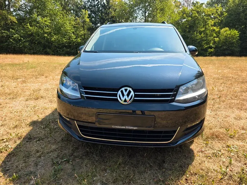 Gebraucht VW Sharan Comfortline 150 PS (110 kW) 2014 Schwarz Van / Kleinbus