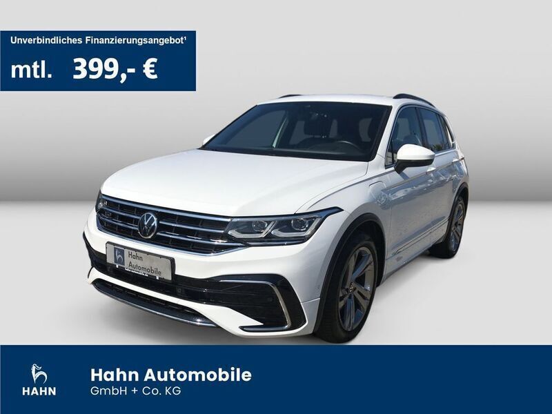 Weiß Gebraucht 2021 VW Tiguan R-line SUV | 29.490 € (Superpreis) - Bild 1/3