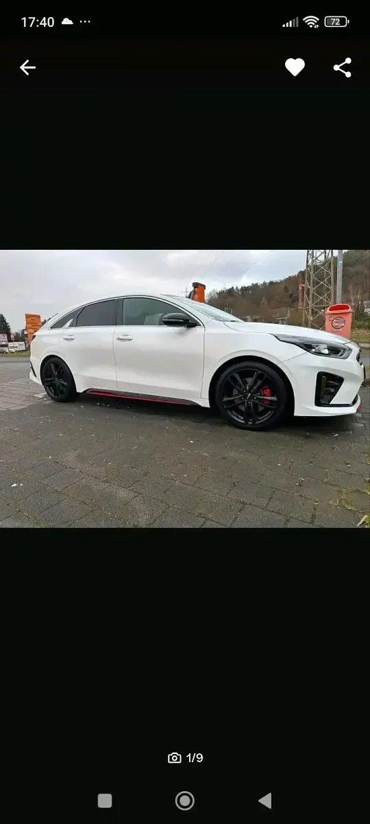 Gebraucht Kia ProCeed GT GT 204 PS (150 kW) 2019 Weiß Kleinwagen