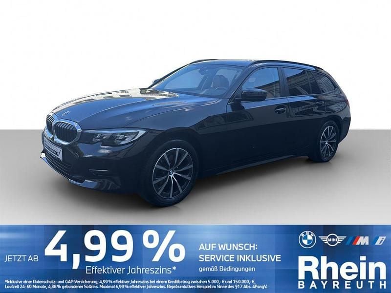 Schwarz Gebraucht 2022 BMW 320 Advantage Kombi | 26.930 € (Guter Preis) - Bild 1/4