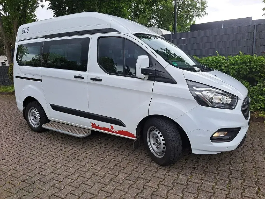 Gebraucht Ford Transit Custom 107 PS (78 kW) 2019 Weiß Van / Kleinbus