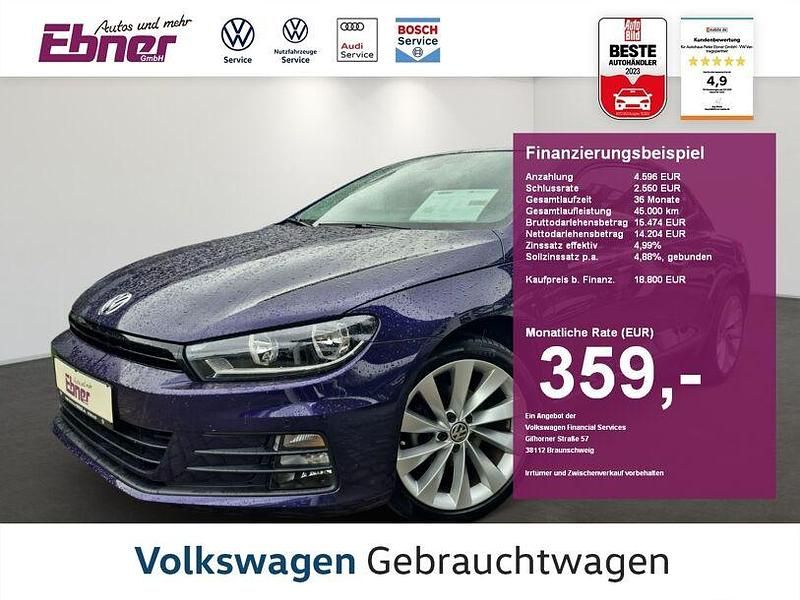 Violett Gebraucht 2018 VW Scirocco Sportline Coupé | 18.800 € (Fairer Preis) - Bild 1/4