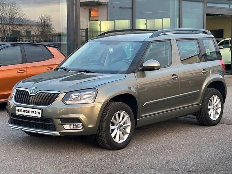 Grün Gebraucht 2014 Skoda Yeti Ambition SUV | 14.980 € (Teuer) - Bild 1/4