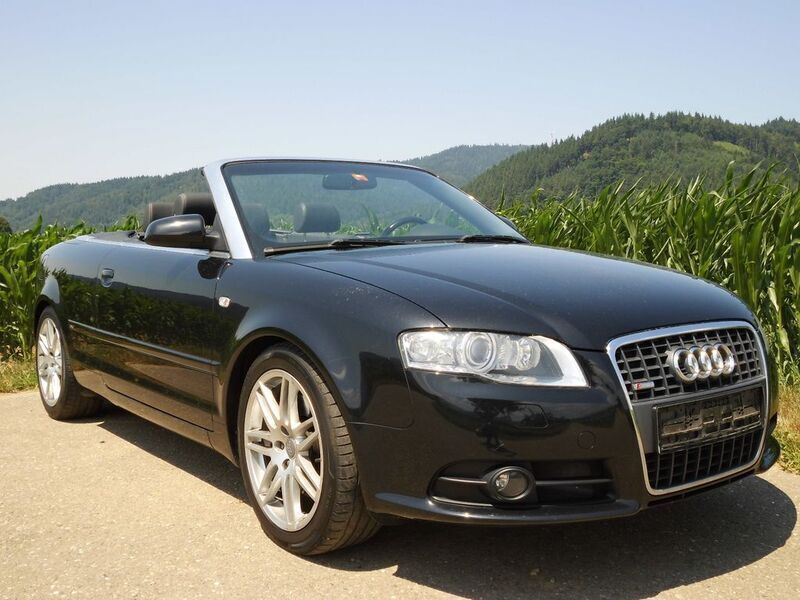 Schwarz Gebraucht 2009 Audi A4 Cabriolet Cabrio | 12.000 € (Teuer) - Bild 1/2
