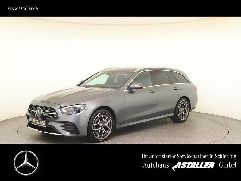 Grau Gebraucht 2021 Mercedes E450 AMG line Limousine | 43.799 € (Fairer Preis) - Bild 1/4