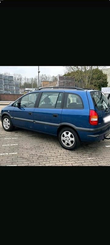 Gebraucht Opel Zafira Eco 101 PS (74 kW) 2001 Blau Van / Kleinbus