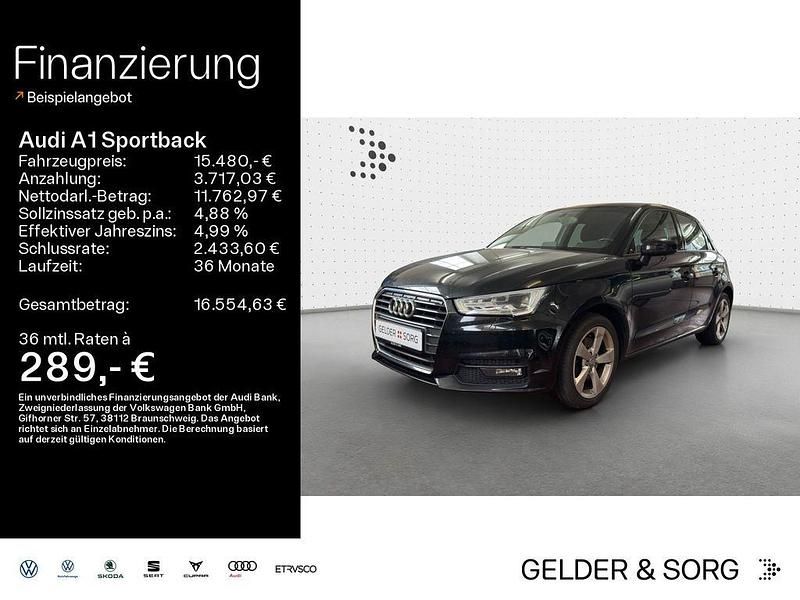 Schwarz Gebraucht 2018 Audi A1 Sportback Sport Kleinwagen | 15.480 € - Bild 1/2