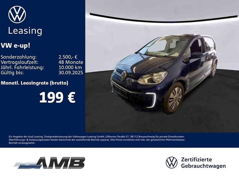 Blau Gebraucht 2021 VW e-up! Sound Kleinwagen | 14.780 € (Fairer Preis) - Bild 1/3