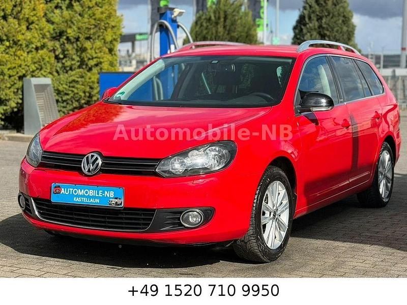 Gebraucht VW Golf VI Style 105 PS (77 kW) 2011 Rot Kleinwagen