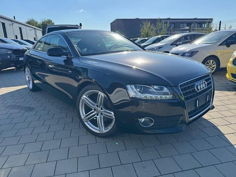 Schwarz Gebraucht 2009 Audi A5 S-line plus Coupé | 5.999 € (Guter Preis) - Bild 1/4