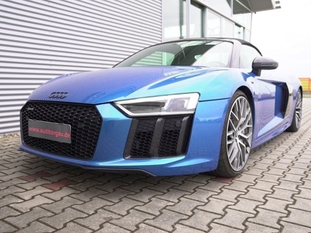 Gebraucht Audi R8 Spyder Design 540 PS (397 kW) 2016 Arablau kristalleffekt Cabrio