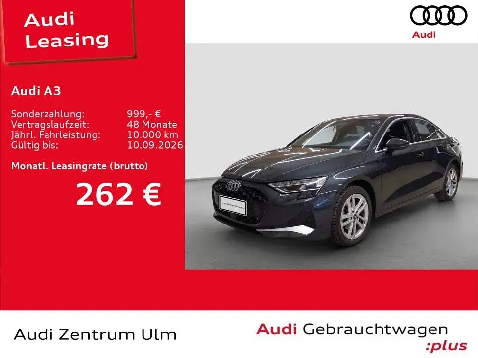 Gebraucht Audi A3 Comfort 150 PS (110 kW) 2025 Manhattangrau metallic Limousine