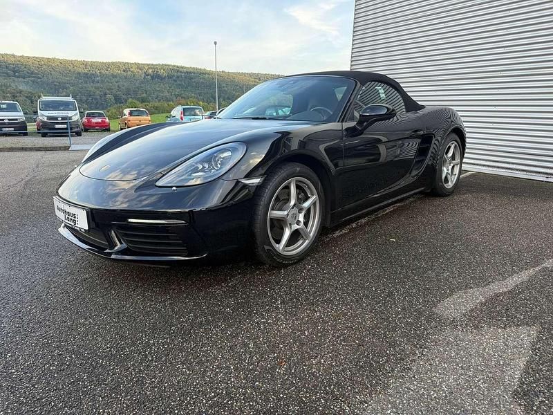 Schwarz Gebraucht 2017 Porsche 718 Boxster Cabrio | 50.900 € (Fairer Preis) - Bild 1/4
