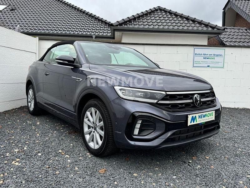 Grau Gebraucht 2025 VW T-Roc Cabriolet R-line Cabrio | 30.990 € (Superpreis) - Bild 1/4