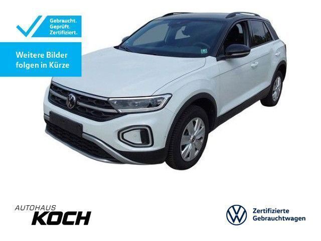Pure white/schwarz Gebraucht 2024 VW T-Roc Style SUV | 36.930 € (Teuer) - Bild 1/4