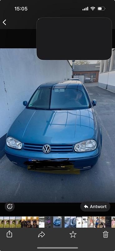 Gebraucht VW Golf IV 2003 Blau Kleinwagen
